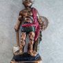 Vintage  Plastic Viking Statue Barbarian Figurine Sculpture Image 4
