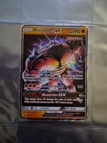 Buzzwole GX Pokemon TCG