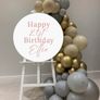60cm 50cm 40cm Direct PRINT, Wedding Event,BalloonArchSign, Birthday Sign, Prom, Event, Hanging Circle, Marquee Sign, 5mm foamex OUTDOOR USE Image 5