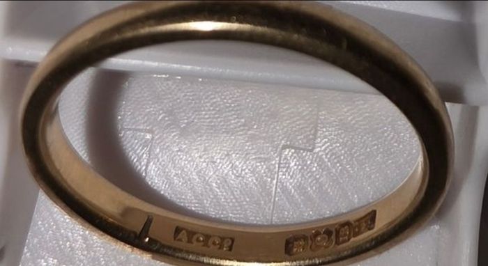 1910 Edwardian 18ct Gold wedding Ring