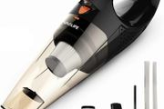 Car Vacuum Cleaner Cordless, Mini Portable Rechargeable Hand Held Vacuuming cordless with 2 Filters, Orange