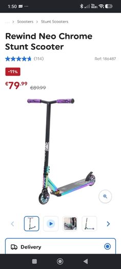 Rewind Stunt Scooter
