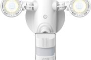 LED Security Motion Sensor Outdoor Flood Lights, 15W 2000lm, 5000K Daylight, Dusk to Dawn Waterproof Flood Light, Waterproof IP65, White