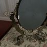 Antique French Ornate Swing Vanity Mirror Image 9