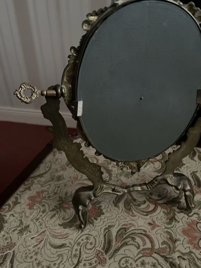 Antique French Ornate Swing Vanity Mirror