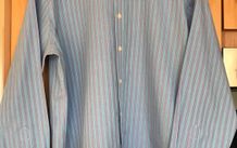 Size 17 Mens Striped Shirt by Simon Carter