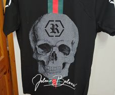 Bling Luxury T-Shirt Skull Hiphop Brand New with Tags