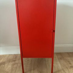 Lixhult Metal Cabinet IKEA Red