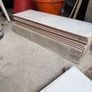 Wall tiles warm white with grey interest 2 .5 metres Image 4