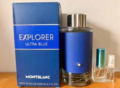 Montblanc Explorer Ultra Blue Discovery Samples