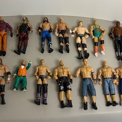 WWE Mattel and Jakks Wrestling Figures from 2000s to 2017 including Elite - Prices in Desc