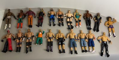 WWE Mattel and Jakks Wrestling Figures from 2000s to 2017 including Elite - Prices in Desc