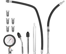 0-20bar Professional Car Engine Cylinder Compression Tester Kit Automotive Gas Cylinder Pressure Test Tool With Air Gauge