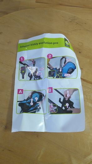 Kiddy Click 'n Move 3 Car Seat Adapters Maxi-Cosi & Evolution Pro (New)