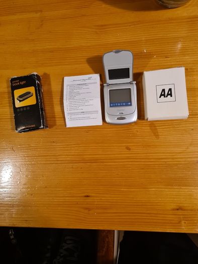 Fabolous Flexible Pocket Book Light. In Perfect Working Order. Complete With Box. Make Nice Present For Book Reader. Plus an AA personal organizer.