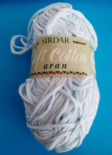 New 100% cotton aran yarn