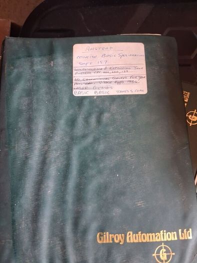 vintage Amstrad cpc programming manuals 1980s