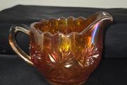 Marigold Carnival Glass Creamer