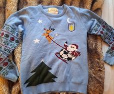 Aston villa Christmas Jumper 12-13