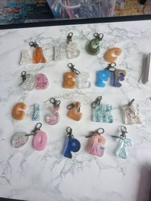 SALE / Handmade resin keyrings