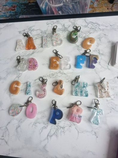 SALE / Handmade resin keyrings