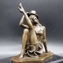 Cabaret Performer - Bronze, Marble, Signed Image 6