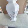 Vintage ELPEC Floral Vase Porcelain Ceramic 24cm Tall Image 5