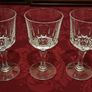 3 Piece Stemmed Crystal Goblets / Wine Glasses Image 8
