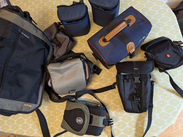 Selection of Camera bags under 20 euro