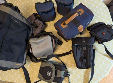 Selection of Camera bags under 20 euro