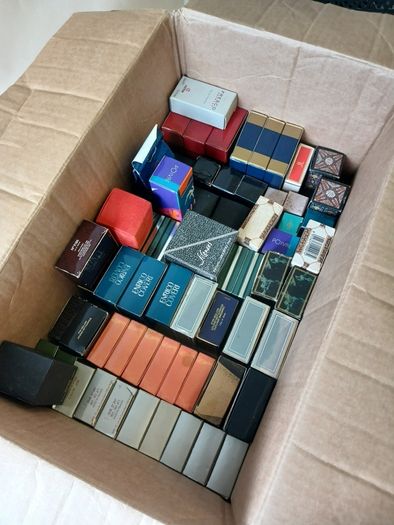 70 Vintage Sample Perfume and Cologne Bottles (unused)