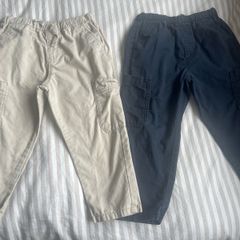 2 pairs of next pull on chino style trousers like new price is for both pairs together navy and cream