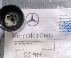 Genuine Mercedes locking wheel nut key/socket 312