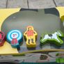Wooden horse-themed ride-on toy in good used condition Image 5