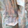 Vintage womens 80s light weight rain jacket 3/4 length jacket 80s shoulder pads Multiple pockets Amazing 80s print Image 5