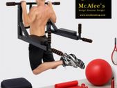 Pull Up Bar Wall Mounted Dip Station Home Gym Equipment Heavy Duty