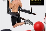 Pull Up Bar Wall Mounted Dip Station Home Gym Equipment Heavy Duty