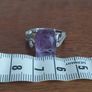 Vintage 925 Cocktail Ring with Large Amethyst. Image 4