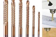 6pcs HSS Milling Drill Bits Set