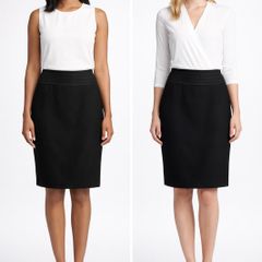 Brand New Savida Wool Mix Skirt With Bow Detail: Size 8-10