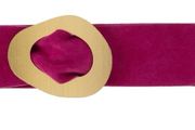 Suede Pink Cinch Belt