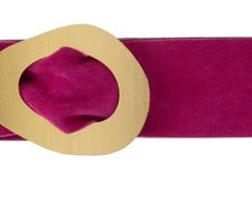 Suede Pink Cinch Belt