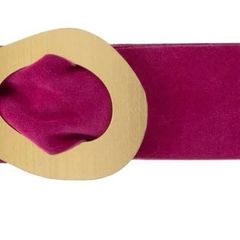 Suede Pink Cinch Belt