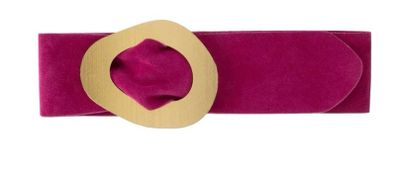 Suede Pink Cinch Belt