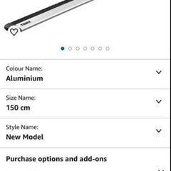 Thule roof bars
