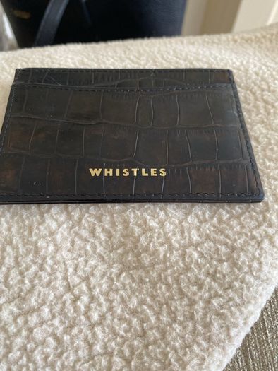 Whistles high shine card holder