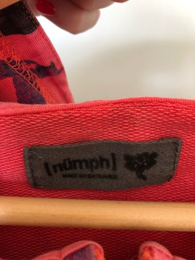 Numph zip up cotton top