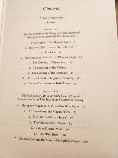 Umma-more. The Story Of An Irish Family in Moate Co Westmeath. By William Magan. First Edition Hardback With Dustjacket In Very Good Condition.