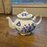 Vintage Arthur Wood & Son Blue & White Tea Pot Made in Staffordshire, England Image 10