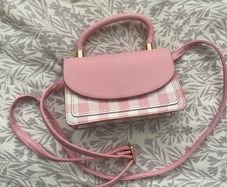 pink gingham bag